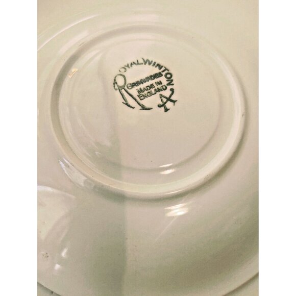 Vintage Royal Winton Grimwades Bone China Tea Cup & Saucer Set Floral HANDLE - Picture 11 of 14